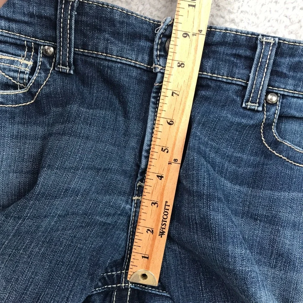 Ariat REAL Jeans Womens 33‎ (37x30) Mid Rise Bootcut Western Flare Stretch Denim